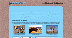 Desktop Screenshot of namibie.arroukatchee.fr